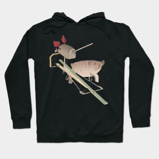 Japanese Boar Pig Hog Monster Yokai Hoodie